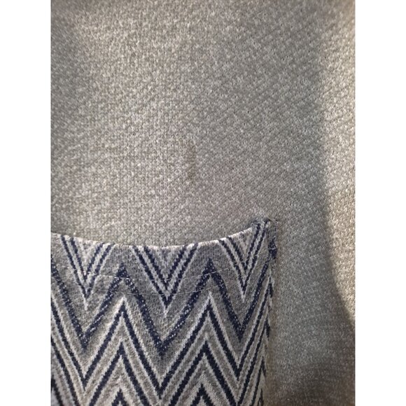 Beautiful Giant Men's Gray Long Sleeve Three Button Stylish Unique Hoodie Large - Picture 5 of 11